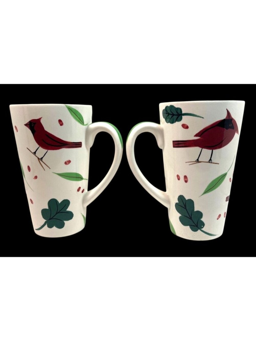 Vintage Studio Nova Holiday Cardinal Coffee Mugs Set Of 2 By Susan Steinberg 12